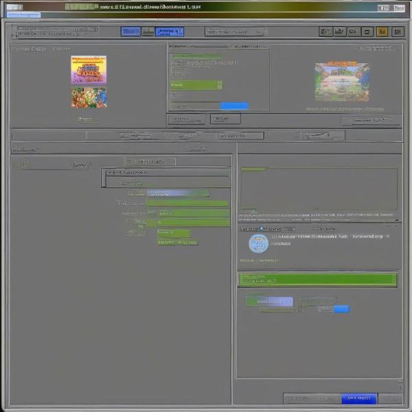 Nintendo DS emulator interface displaying a game