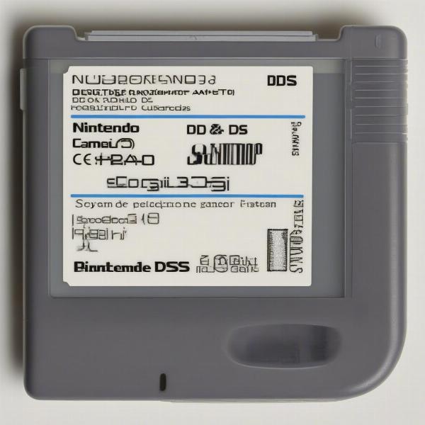 nintendo ds game cartridge format