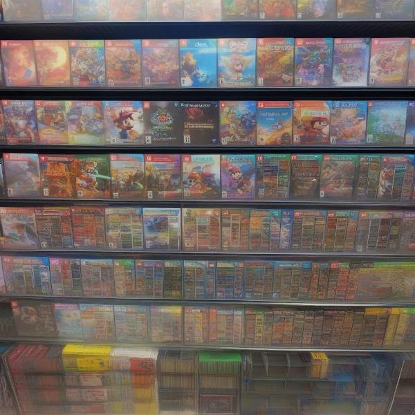 large nintendo switch game collection