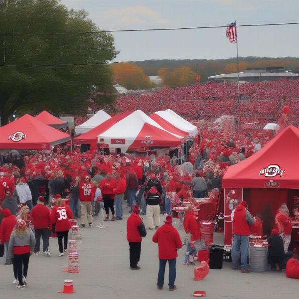 Game Day Atmosphere at Ohio State Football Game