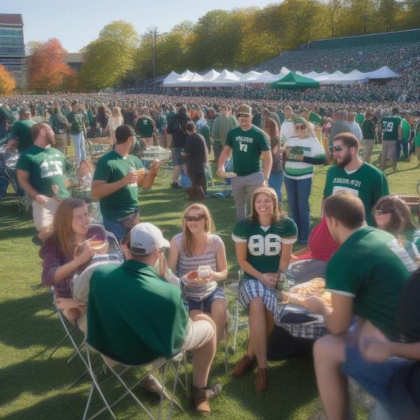 Tailgating at Ohio University football games