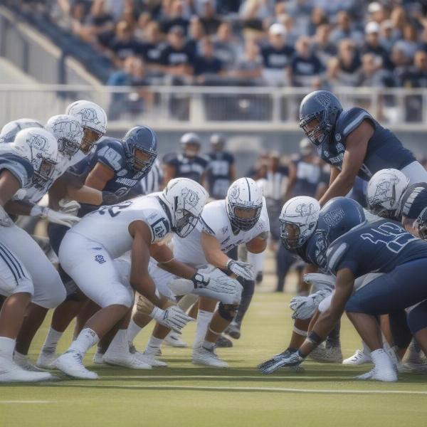 Old Dominion Football Team Action Play