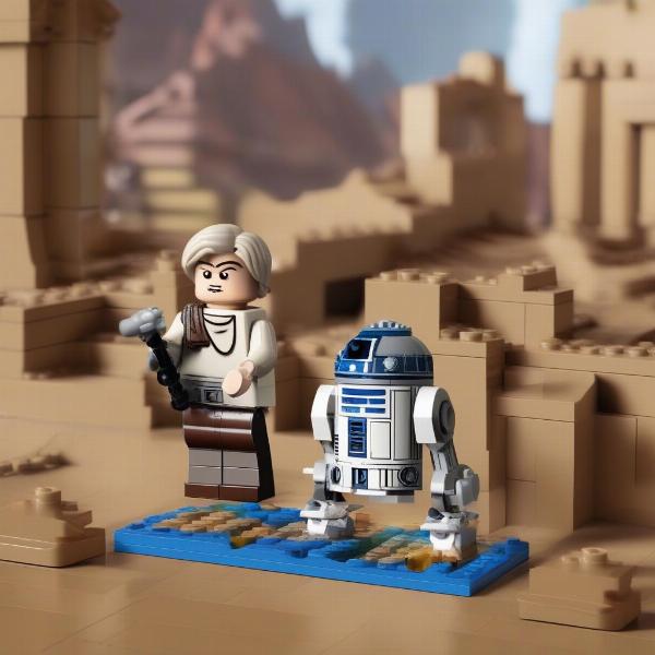 lego star wars puzzle solving gameplay