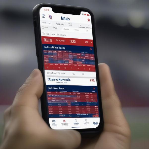 ole miss football schedule on phone app