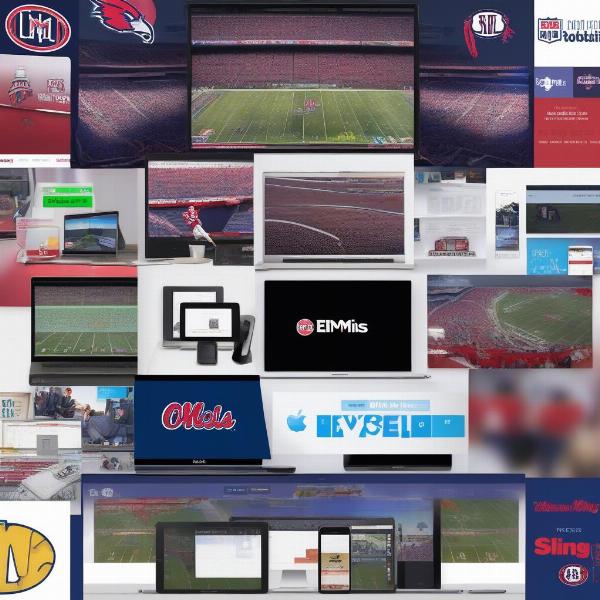 various ole miss football streaming options on devices