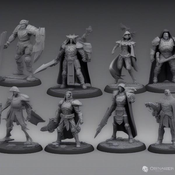 OnePageRules Grimdark Future Models