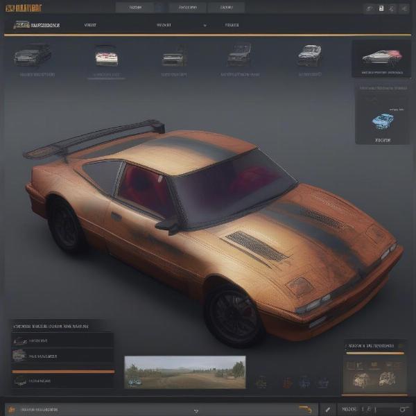 open world car game customization options