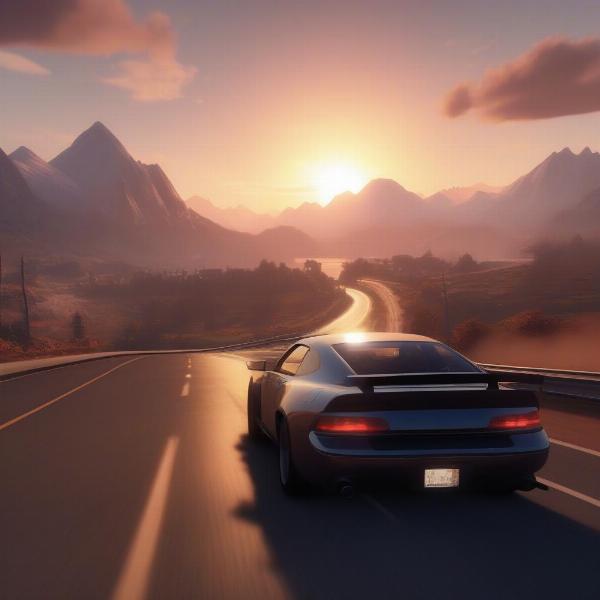 open world relaxing driving game