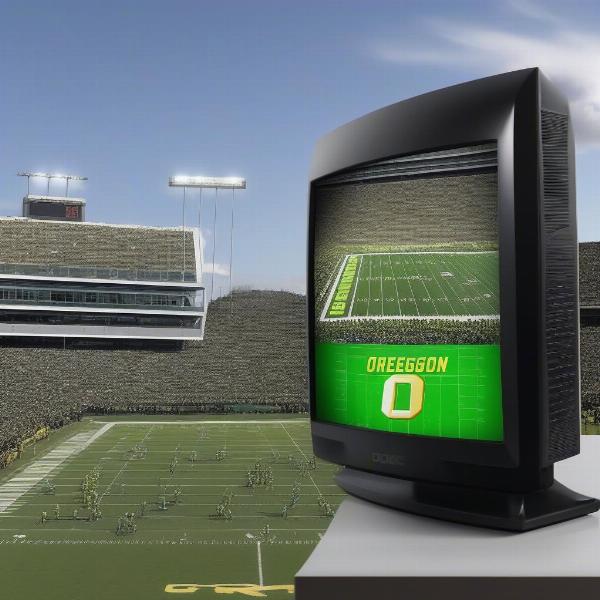Television Broadcast of Oregon Ducks Game