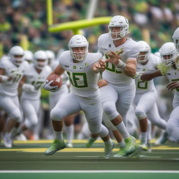 oregon ducks offensive play