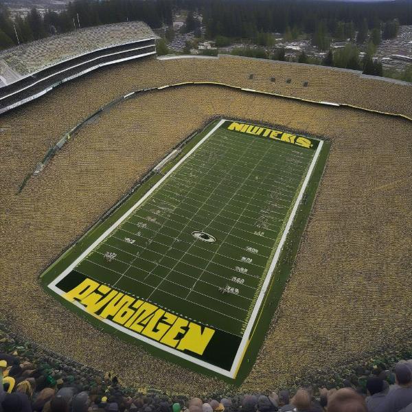 oregon football stadium atmosphere