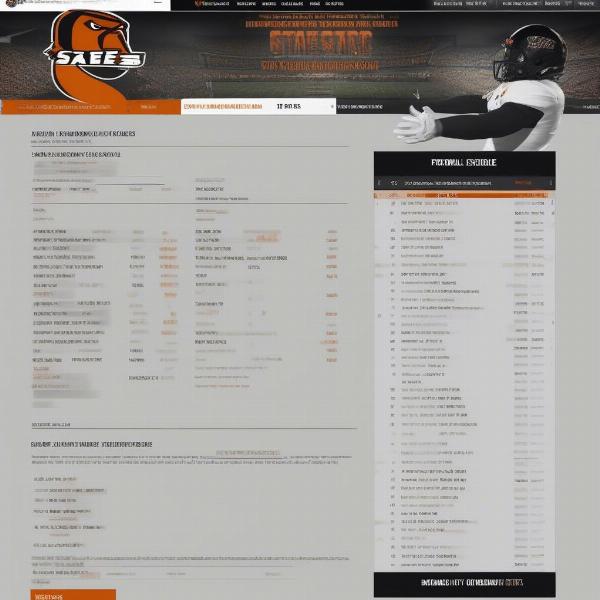 oregon state football schedule
