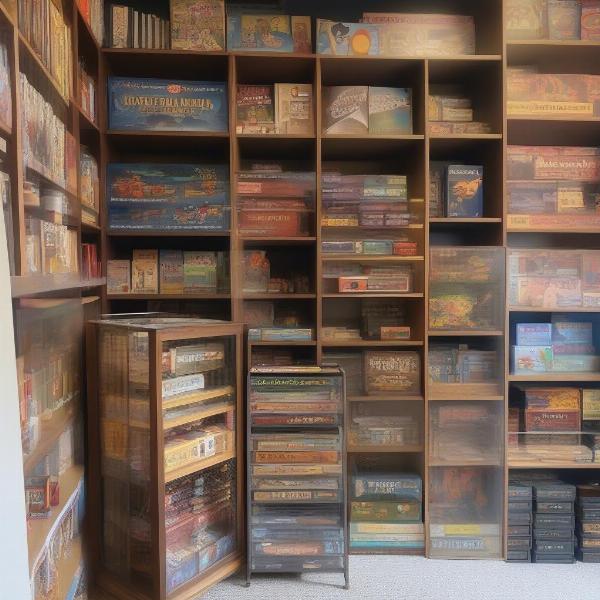 Organizing a board game collection