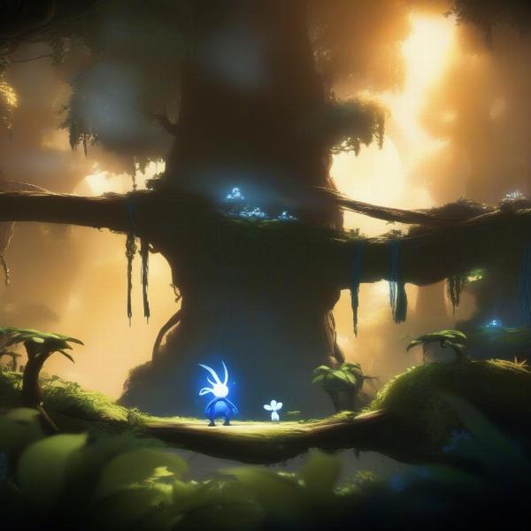 ori blind forest beautiful platforming