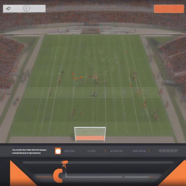 osu football gameplay interface