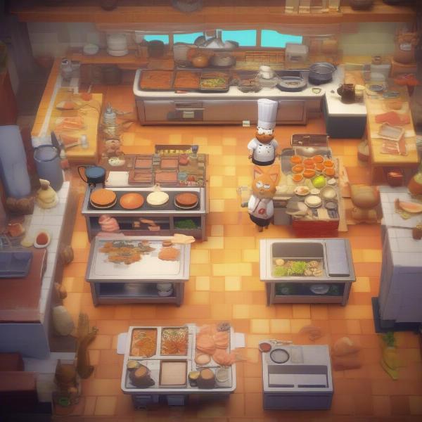 Overcooked 2 a couple cooking game