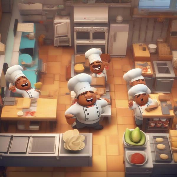 four-chefs-playing-overcooked-2-on-xbox-screen