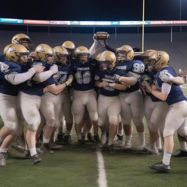 pa state football team celebrating