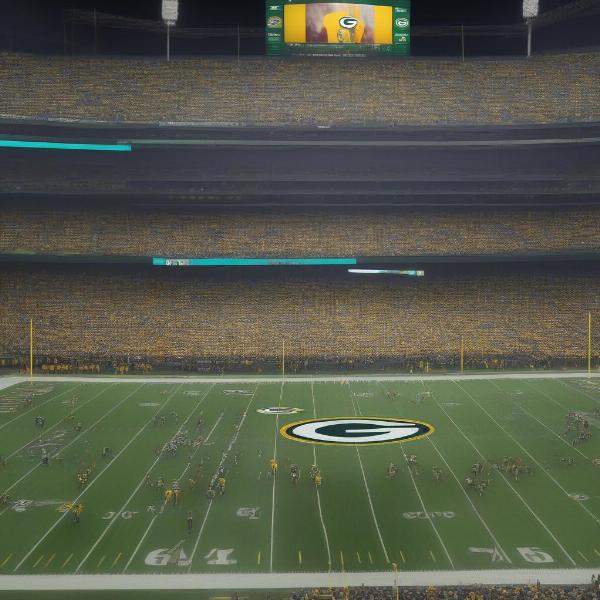 green bay packers game showing on tv