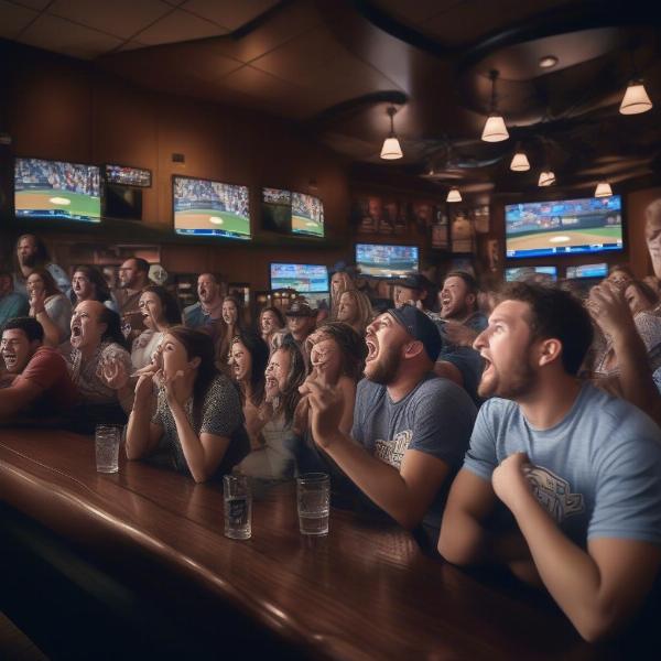 padres fans watching game