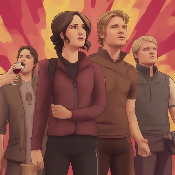 funny parody hunger games characters