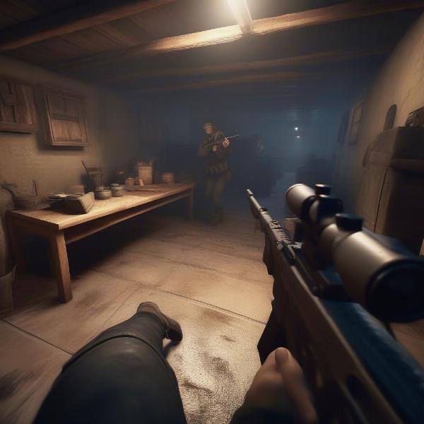 realistic vr shooter gameplay