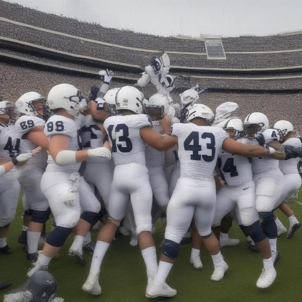 Penn State Football team victory