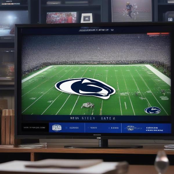 penn-state-football-game-on-tv-screen