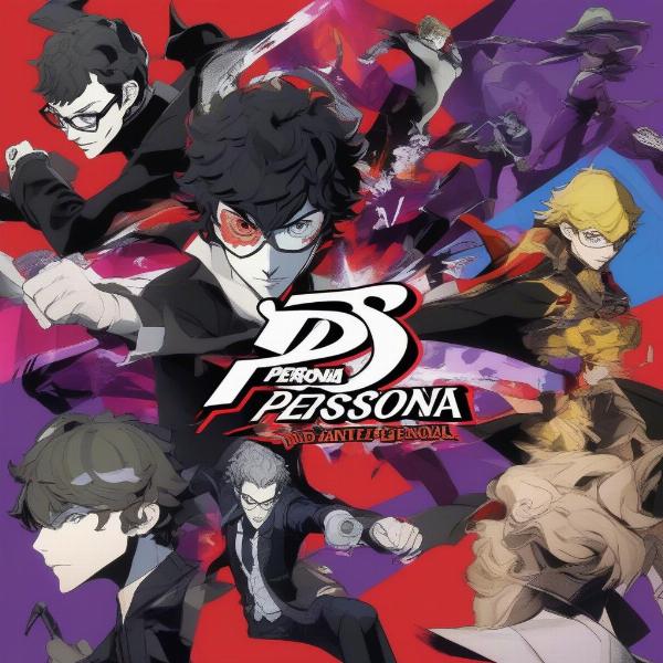 Persona 5 Royal gameplay showing stylish combat, the user interface, and character design