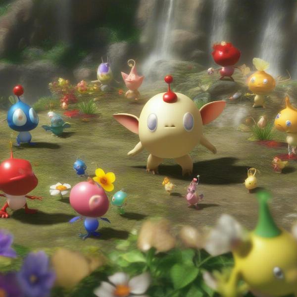 Pikmin 3 Gameplay Screenshot