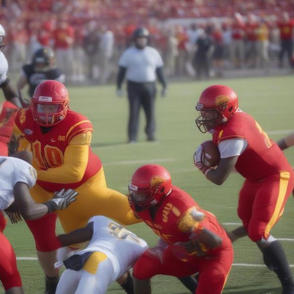 pitt-state-gorillas-football-team-in-action