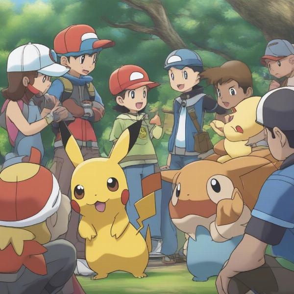 pokemon ranger shadows of almia characters interacting