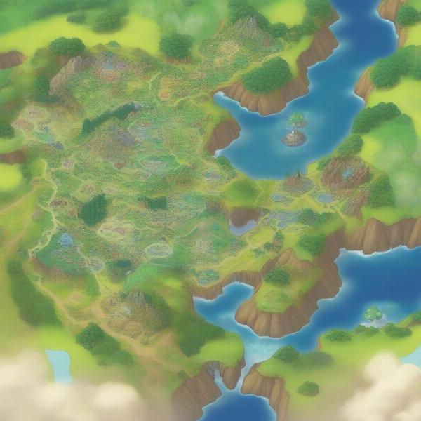 pokemon x y kalos region world map