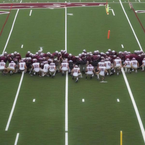 Prairie Ridge kickoff special teams formation