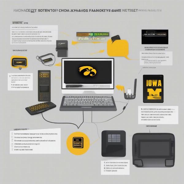 A checklist of steps to prepare for streaming Iowa Hawkeye football games