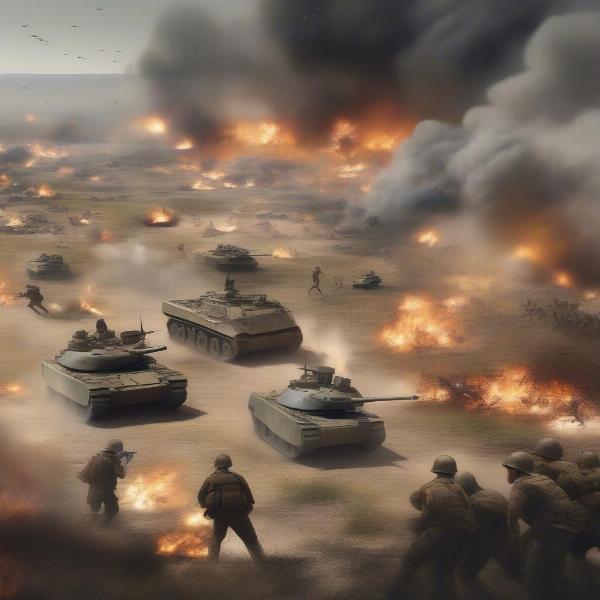 ps plus war game with several soldiers on battlefield
