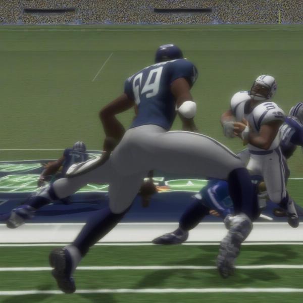 Madden NFL PS2 gameplay