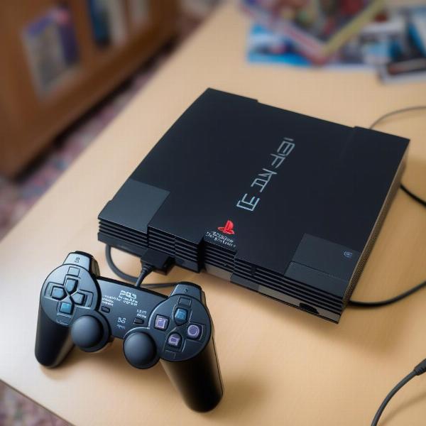 ps2 playing playstation 1 game