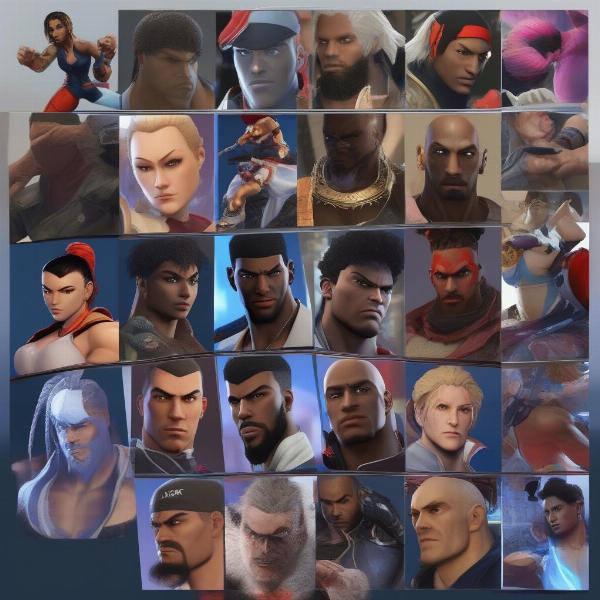 diverse ps5 fighting game characters