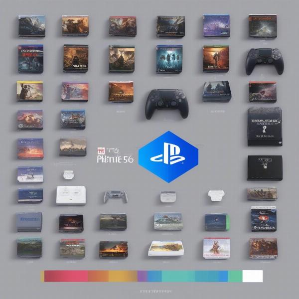 PS5 storage with average game sizes
