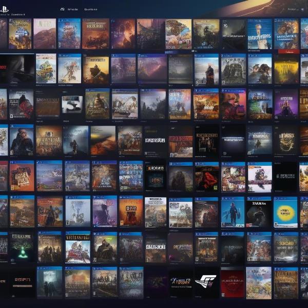 digital game library of ps5 slim