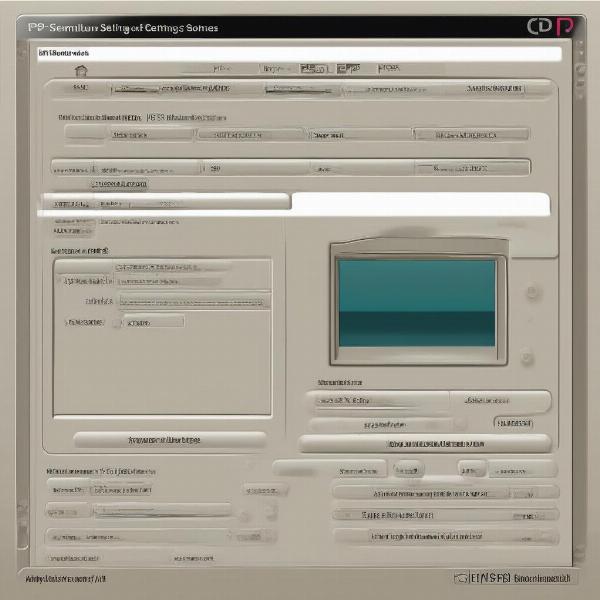 psp emulator settings showing ps1 configurations