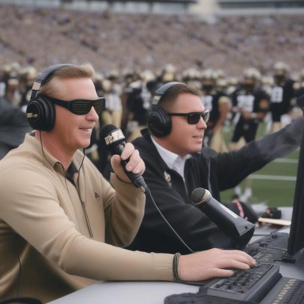 purdue football radio announcers at the game
