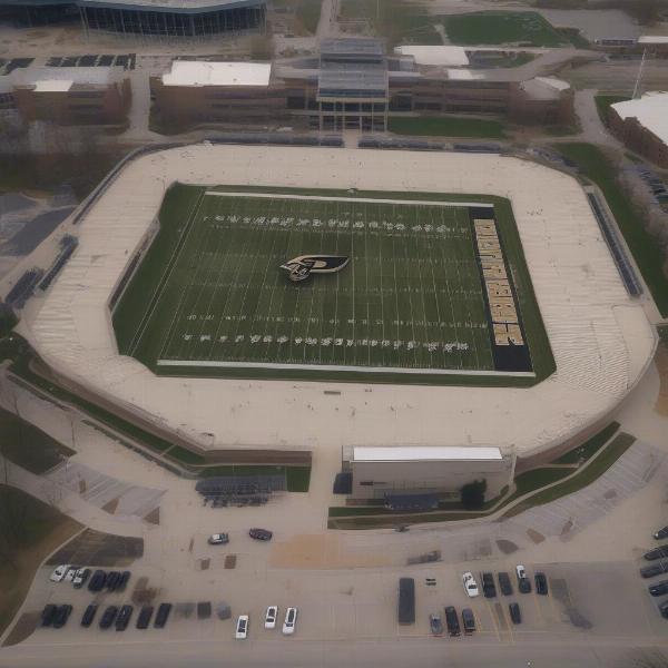Purdue game day parking map