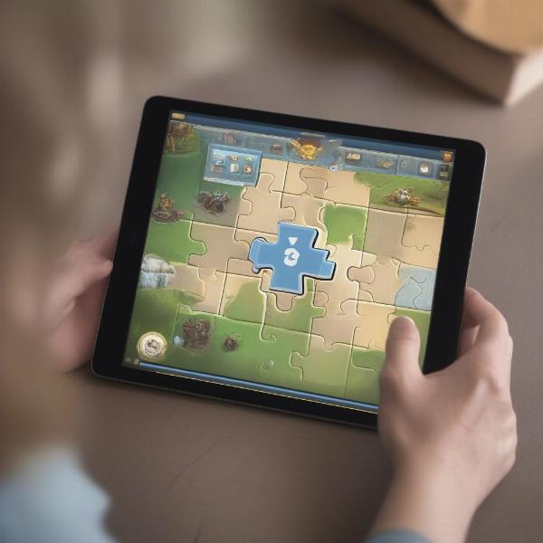 Puzzle Game Gameplay on iPad 