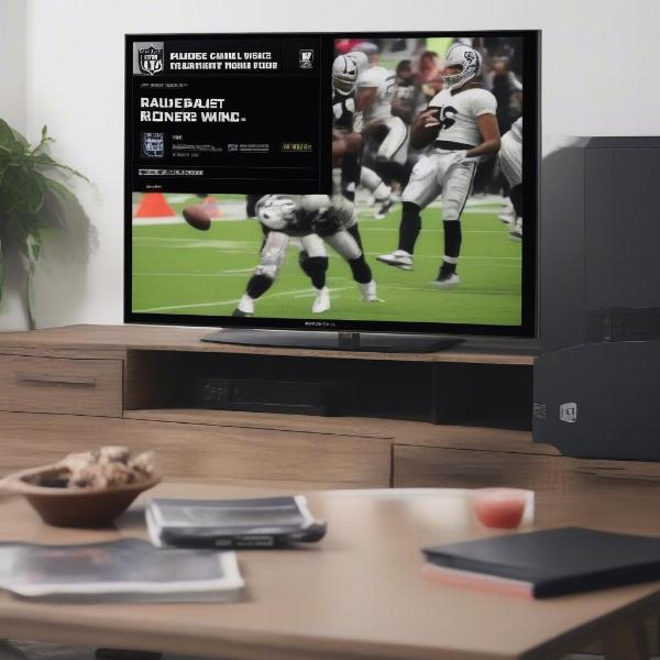 viewing-raiders-game-on-television