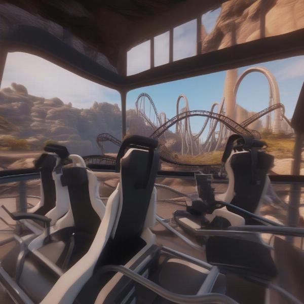 realistic vr roller coaster experience