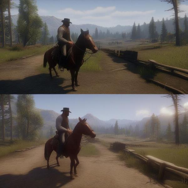 Red Dead Redemption 2 graphics comparison between consoles