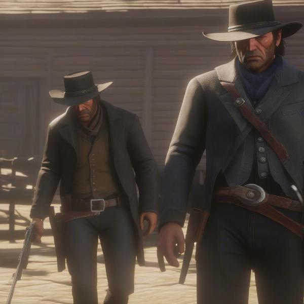 red dead redemption 2 intense gunfight xbox one