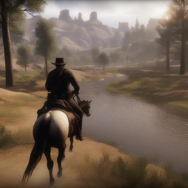 red dead redemption game of the year edition gameplay on xbox one